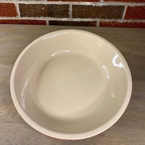 Le Creuset Red Ombre Stoneware Heavy Pie Dish Round Pan 10 Inch 07.06